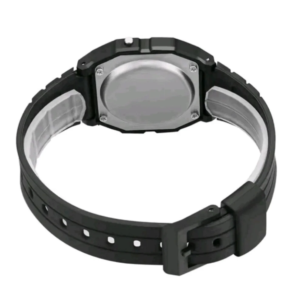 Digital Sport Watch - Black with Blue Accents